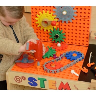 MASTERKIDZ STEM darbo stalo priedų rinkinys 111 el.
