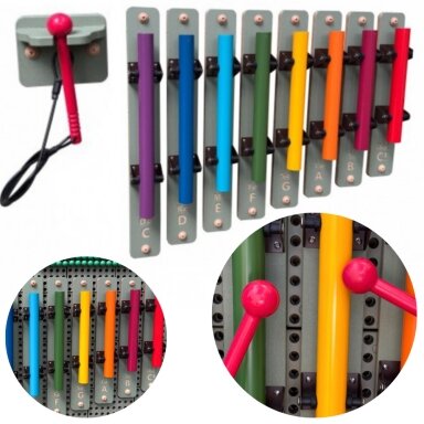 MASTERKIDZ Varpeliai Ksilofonas Muzikos instrumentas STEM lentos priedai