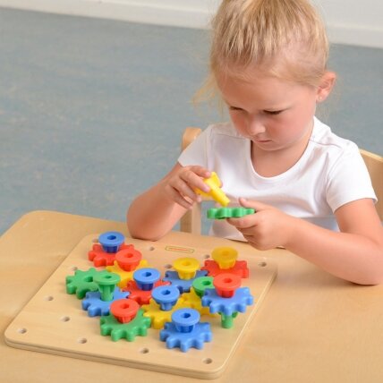 MASTERKIDZ Dantračiai Susikurk Savo Mechanizmą Montessori lenta 2 MASTERKIDZ Dantračiai Susikurk Savo Mechanizmą Montessori lenta 2