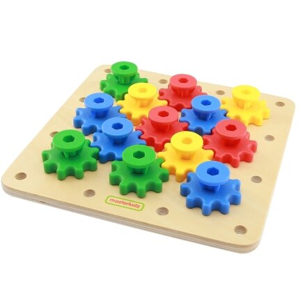 MASTERKIDZ Dantračiai Susikurk Savo Mechanizmą Montessori lenta 5 MASTERKIDZ Dantračiai Susikurk Savo Mechanizmą Montessori lenta 5