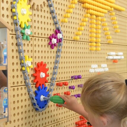 MASTERKIDZ Dantračiai Sukurk Savo Mechanizmą – STEM mokslinė-kūrybinė lenta 4