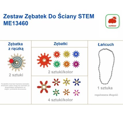 MASTERKIDZ Dantračiai Sukurk Savo Mechanizmą – STEM mokslinė-kūrybinė lenta 5