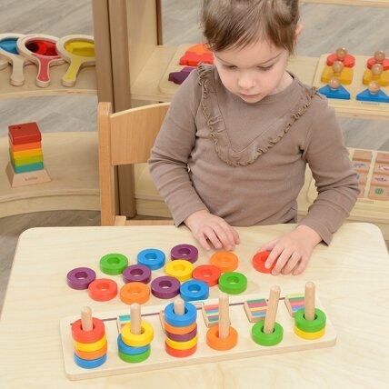 MASTERKIDZ Dėlionė Skaičiavimo ir Spalvų Mokymasis Montessori Rūšiuoklis 2 MASTERKIDZ Dėlionė Skaičiavimo ir Spalvų Mokymasis Montessori Rūšiuoklis 2