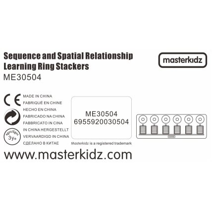 MASTERKIDZ Dėlionė Skaičiavimo ir Spalvų Mokymasis Montessori Rūšiuoklis 6 MASTERKIDZ Dėlionė Skaičiavimo ir Spalvų Mokymasis Montessori Rūšiuoklis 6