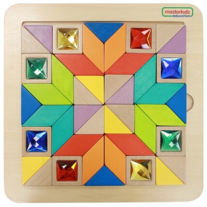 MASTERKIDZ Mozaikos dėlionė Spalvų ir formų pažinimui Tangram Montessori 9 MASTERKIDZ Mozaikos dėlionė Spalvų ir formų pažinimui Tangram Montessori 9
