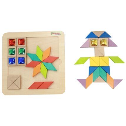 MASTERKIDZ Mozaikos dėlionė Spalvų ir formų pažinimui Tangram Montessori 2 MASTERKIDZ Mozaikos dėlionė Spalvų ir formų pažinimui Tangram Montessori 2