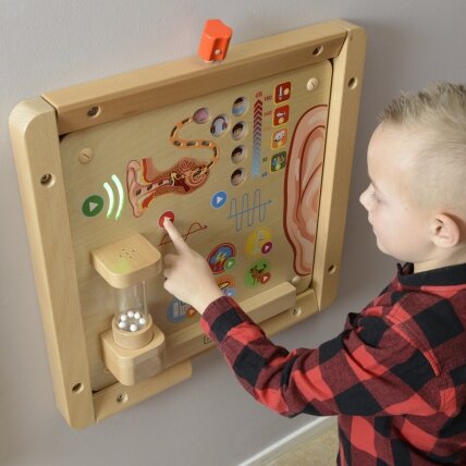 MASTERKIDZ Montessori edukacinė lenta – klausos pojūtis 1 MASTERKIDZ Montessori edukacinė lenta – klausos pojūtis 1