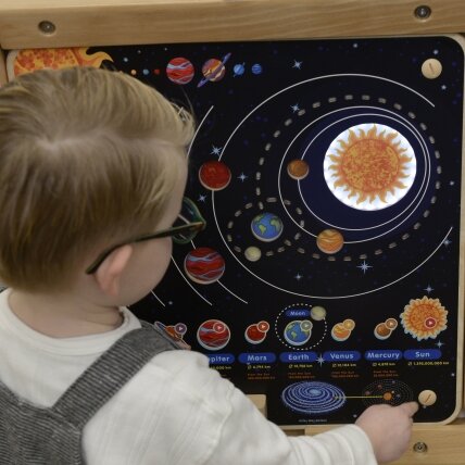MASTERKIDZ Edukacinė lenta Saulės sistema 1