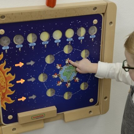 MASTERKIDZ Montessori edukacinė lentelė Mėnulio fazės 1