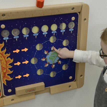 MASTERKIDZ Montessori edukacinė lentelė Mėnulio fazės 2
