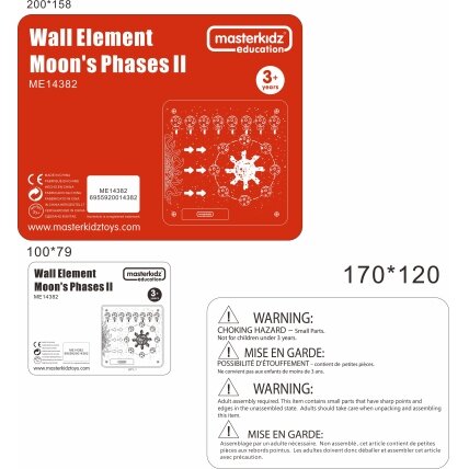 MASTERKIDZ Montessori edukacinė lentelė Mėnulio fazės 6