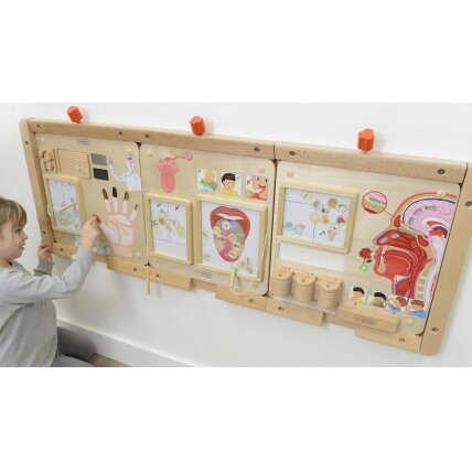MASTERKIDZ Montessori edukacinė lenta – lytėjimo pojūtis 3