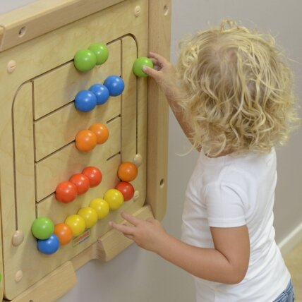 MASTERKIDZ Sieninė edukacinė lenta Labirintas su karoliukais Montessori 13 MASTERKIDZ Sieninė edukacinė lenta Labirintas su karoliukais Montessori 13