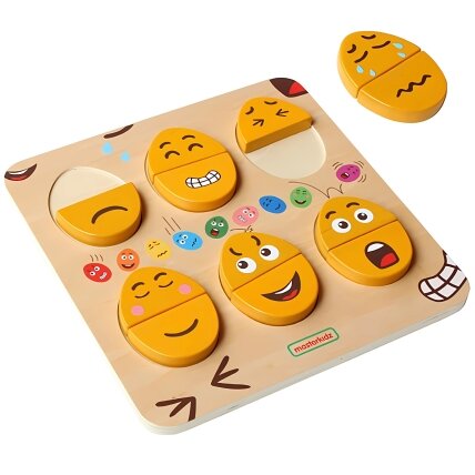 MASTERKIDZ Emocijų mokymosi lenta Mediniai kiaušiniai kokia nuotaika? Montessori 5 MASTERKIDZ Emocijų mokymosi lenta Mediniai kiaušiniai kokia nuotaika? Montessori 5