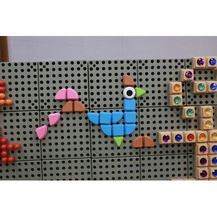 MASTERKIDZ Geometriniai lentų elementai 256 vnt. 4
