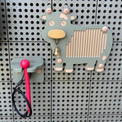 MASTERKIDZ Guiro muzikinis instrumentas Karvė, STEM lentos priedas 1 MASTERKIDZ Guiro muzikinis instrumentas Karvė, STEM lentos priedas 1