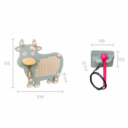 MASTERKIDZ Guiro muzikinis instrumentas Karvė, STEM lentos priedas 4 MASTERKIDZ Guiro muzikinis instrumentas Karvė, STEM lentos priedas 4