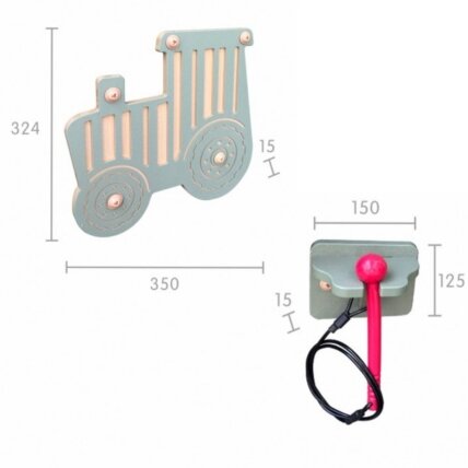MASTERKIDZ Guiro muzikos instrumentas „Traktorius“ – STEM lentos priedas 3 MASTERKIDZ Guiro muzikos instrumentas „Traktorius“ – STEM lentos priedas 3