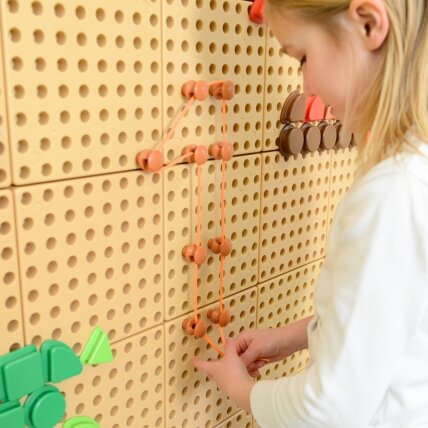 MASTERKIDZ Žiedelių ir virvelių rinkinys – STEM mokslinei-kūrybinei lentelei 2 MASTERKIDZ Žiedelių ir virvelių rinkinys – STEM mokslinei-kūrybinei lentelei 2
