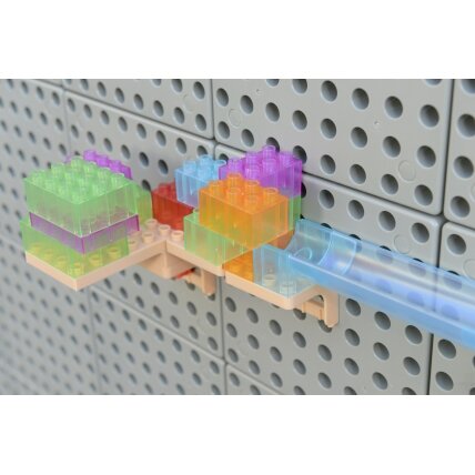 MASTERKIDZ Konstrukcinis kamuoliukų trasos rinkinys STEM lenta 120 elementų 25 MASTERKIDZ Konstrukcinis kamuoliukų trasos rinkinys STEM lenta 120 elementų 25
