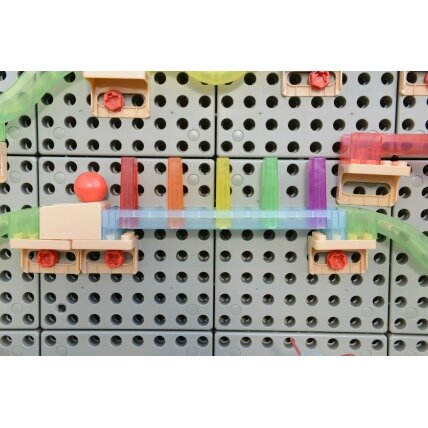 MASTERKIDZ Konstrukcinis rinkinys kamuoliukų trasai STEM lenta 440 elementų 8 MASTERKIDZ Konstrukcinis rinkinys kamuoliukų trasai STEM lenta 440 elementų 8