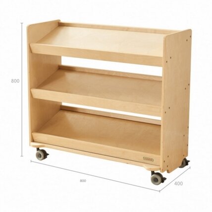 MASTERKIDZ lentyna ant ratukų – 3 lentynos STEM lentos priedams 800H x 800L 11