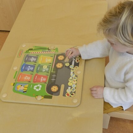 MASTERKIDZ magnetinė lentelė atliekų rūšiavimui – perdirbimo sunkvežimis Montessori 3 MASTERKIDZ magnetinė lentelė atliekų rūšiavimui – perdirbimo sunkvežimis Montessori 3
