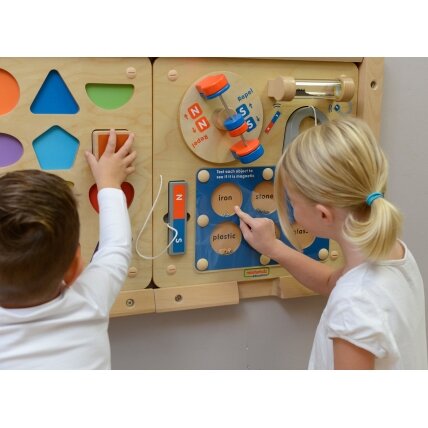 MASTERKIDZ Magnetinės traukos pažinimas – sieninė edukacinė lenta Flex Montessori 4