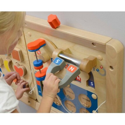 MASTERKIDZ Magnetinės traukos pažinimas – sieninė edukacinė lenta Flex Montessori 6