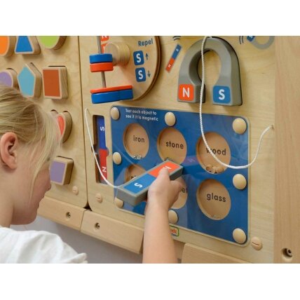MASTERKIDZ Magnetinės traukos pažinimas – sieninė edukacinė lenta Flex Montessori 7