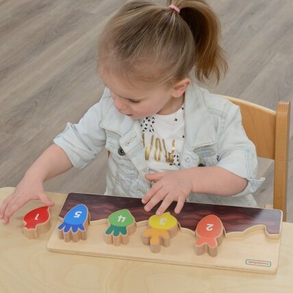 MASTERKIDZ Medinė edukacinė lysvė: skaičiai, spalvos ir daržovės 1 MASTERKIDZ Medinė edukacinė lysvė: skaičiai, spalvos ir daržovės 1
