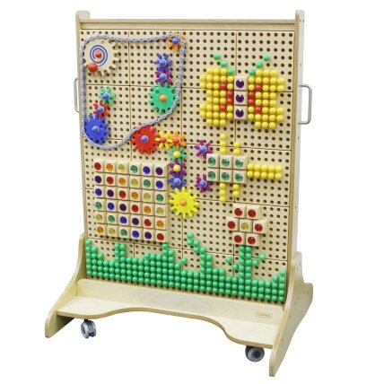 MASTERKIDZ Medinė laisvai pastatoma STEM lenta 1
