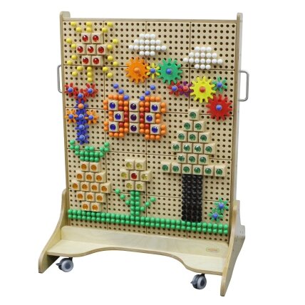 MASTERKIDZ Medinė laisvai pastatoma STEM lenta 2