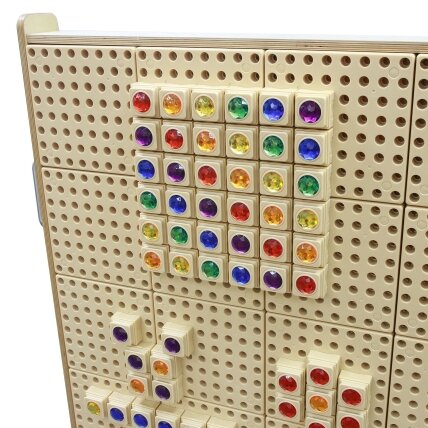 MASTERKIDZ Medinė laisvai pastatoma STEM lenta 6