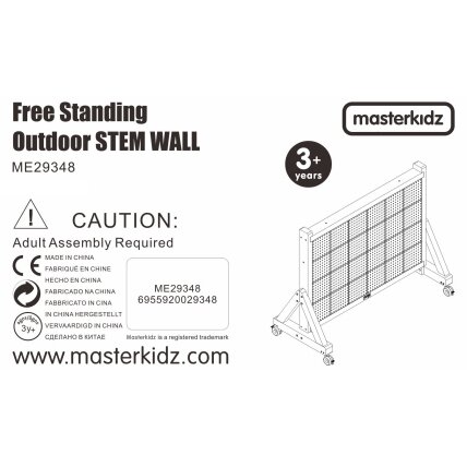 MASTERKIDZ Medinė XXL mokslinė kūrybinė STEM WALL lauko sienelė-lenta 5 MASTERKIDZ Medinė XXL mokslinė kūrybinė STEM WALL lauko sienelė-lenta 5