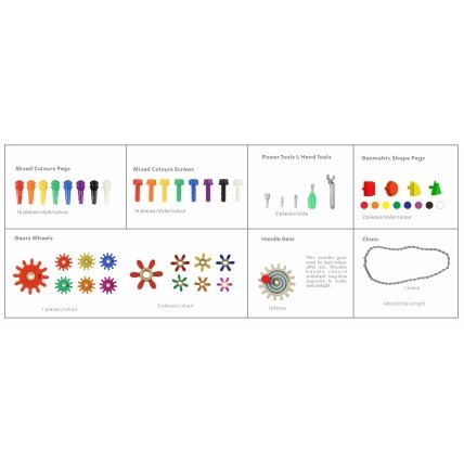 MASTERKIDZ Medinis edukacinis stalas + STEM WALL PRIEDAI + 135 kaladėlės 6 MASTERKIDZ Medinis edukacinis stalas + STEM WALL PRIEDAI + 135 kaladėlės 6