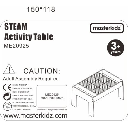 MASTERKIDZ Medinis edukacinis stalas + STEM WALL PRIEDAI 16 MASTERKIDZ Medinis edukacinis stalas + STEM WALL PRIEDAI 16