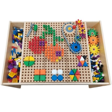 MASTERKIDZ Medinis edukacinis stalas + STEM WALL PRIEDAI 6