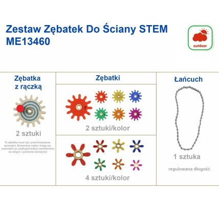 MASTERKIDZ STEM montavimo panelės + priedai XXL rinkinys 13