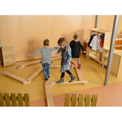 MASTERKIDZ Pusiausvyros ir balanso treniruotė medinės lentelės 3