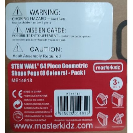 MASTERKIDZ Geometrinių figūrų formos žiedelių rinkinys 64 vnt. STEM lentoms 23 MASTERKIDZ Geometrinių figūrų formos žiedelių rinkinys 64 vnt. STEM lentoms 23