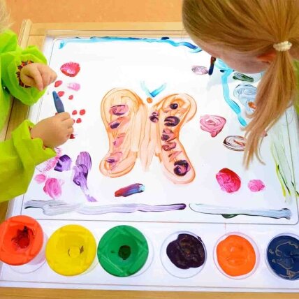 MASTERKIDZ Sensorinis rėmas – LED panelė + skaidrus dažymo padėklas 4