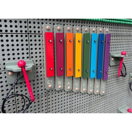 MASTERKIDZ Sieninis ksilofonas Instrumentas muzikai STEM lentos priedai 2