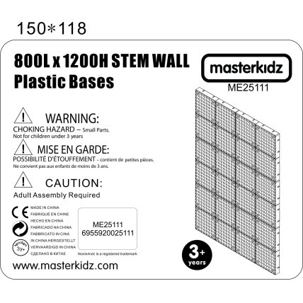 MASTERKIDZ Sieninė panelė Mokomoji kūrybinė STEM lenta 120x80 cm Be montavimo panelės 5 MASTERKIDZ Sieninė panelė Mokomoji kūrybinė STEM lenta 120x80 cm Be montavimo panelės 5