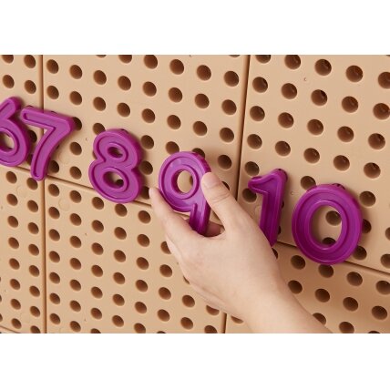 MASTERKIDZ Skaičių ir ženklų rinkinys skaičiavimo ir matematikos mokymuisi STEM sieninėms panelėms 82 el. 2