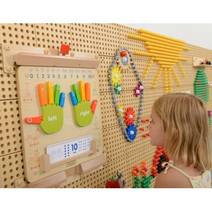 MASTERKIDZ Skaičiavimo mokymasis Sieninė sensorinė lenta Flex Montessori 1