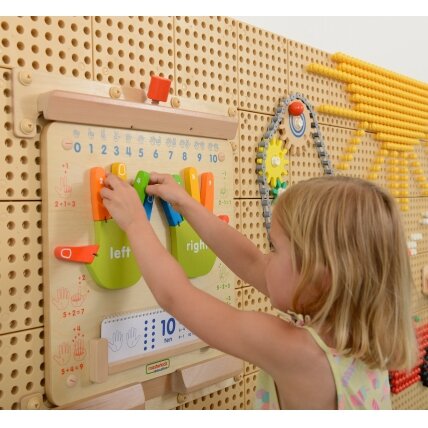 MASTERKIDZ Skaičiavimo mokymasis Sieninė sensorinė lenta Flex Montessori 2