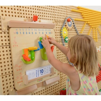 MASTERKIDZ Skaičiavimo mokymasis Sieninė sensorinė lenta Flex Montessori 3