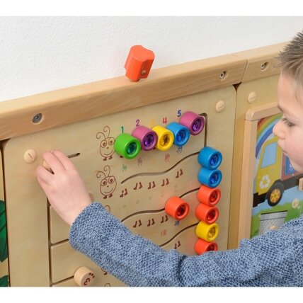 MASTERKIDZ Spalvoti vikšreliai – skaičių ir kiekių mokymasis – Montessori edukacinė sieninė lenta 5 MASTERKIDZ Spalvoti vikšreliai – skaičių ir kiekių mokymasis – Montessori edukacinė sieninė lenta 5