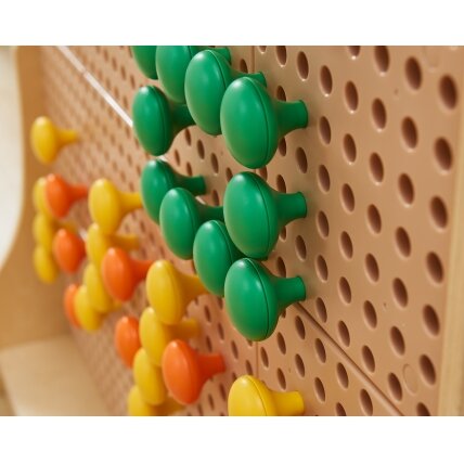 MASTERKIDZ Spalvoti Jumbo kaištukai STEM lentelei 64 vnt. – 8 spalvos 3 MASTERKIDZ Spalvoti Jumbo kaištukai STEM lentelei 64 vnt. – 8 spalvos 3